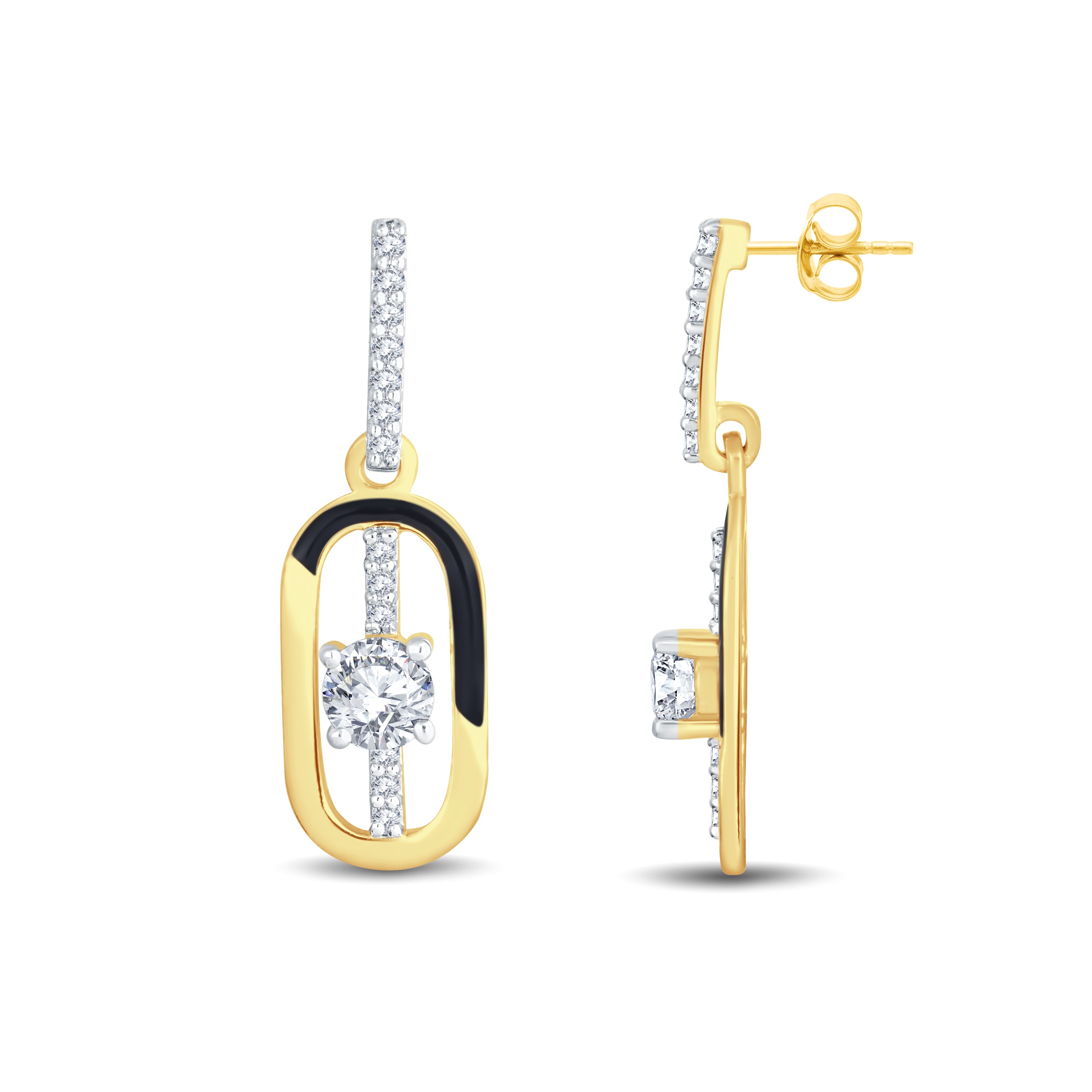 Modern Lab-Grown Diamond Earrings – Sleek & Stylish | GrownńDiva