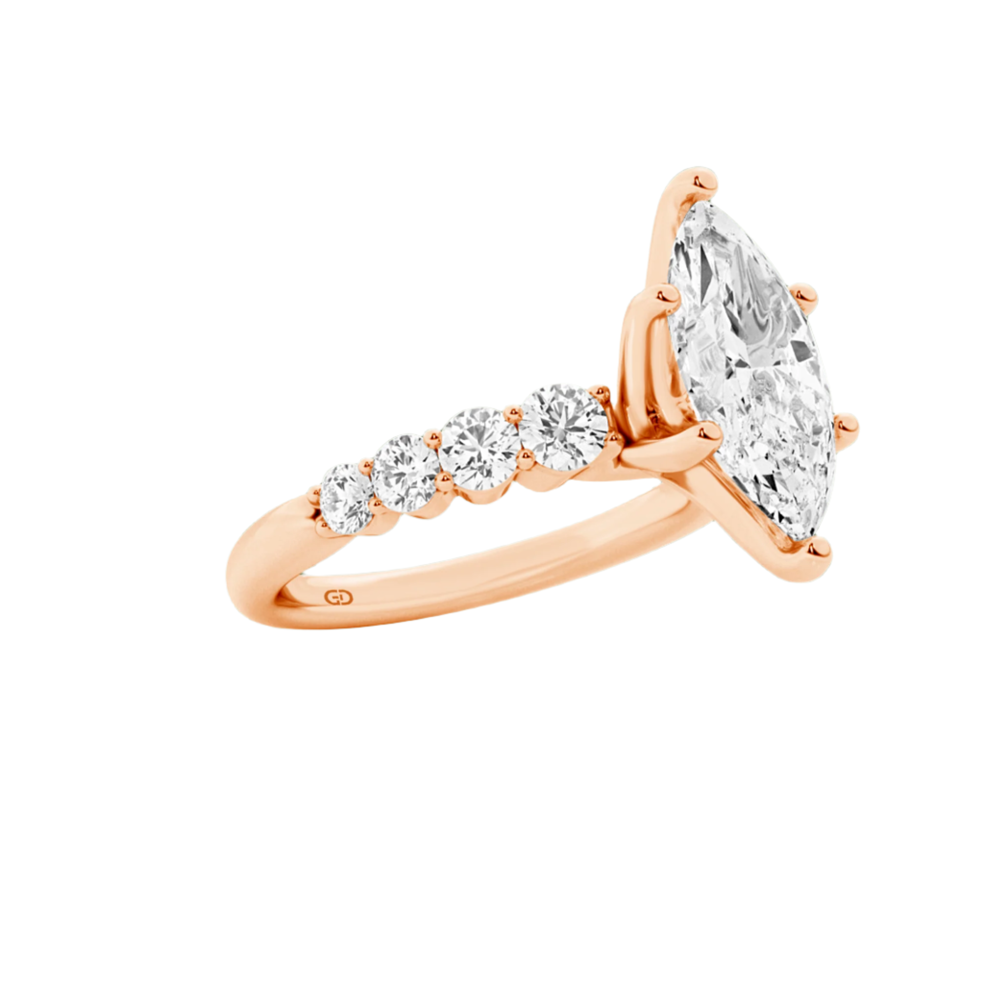 Celestial Grace Marquise Cut Solitaires - Ring 10kt Gold