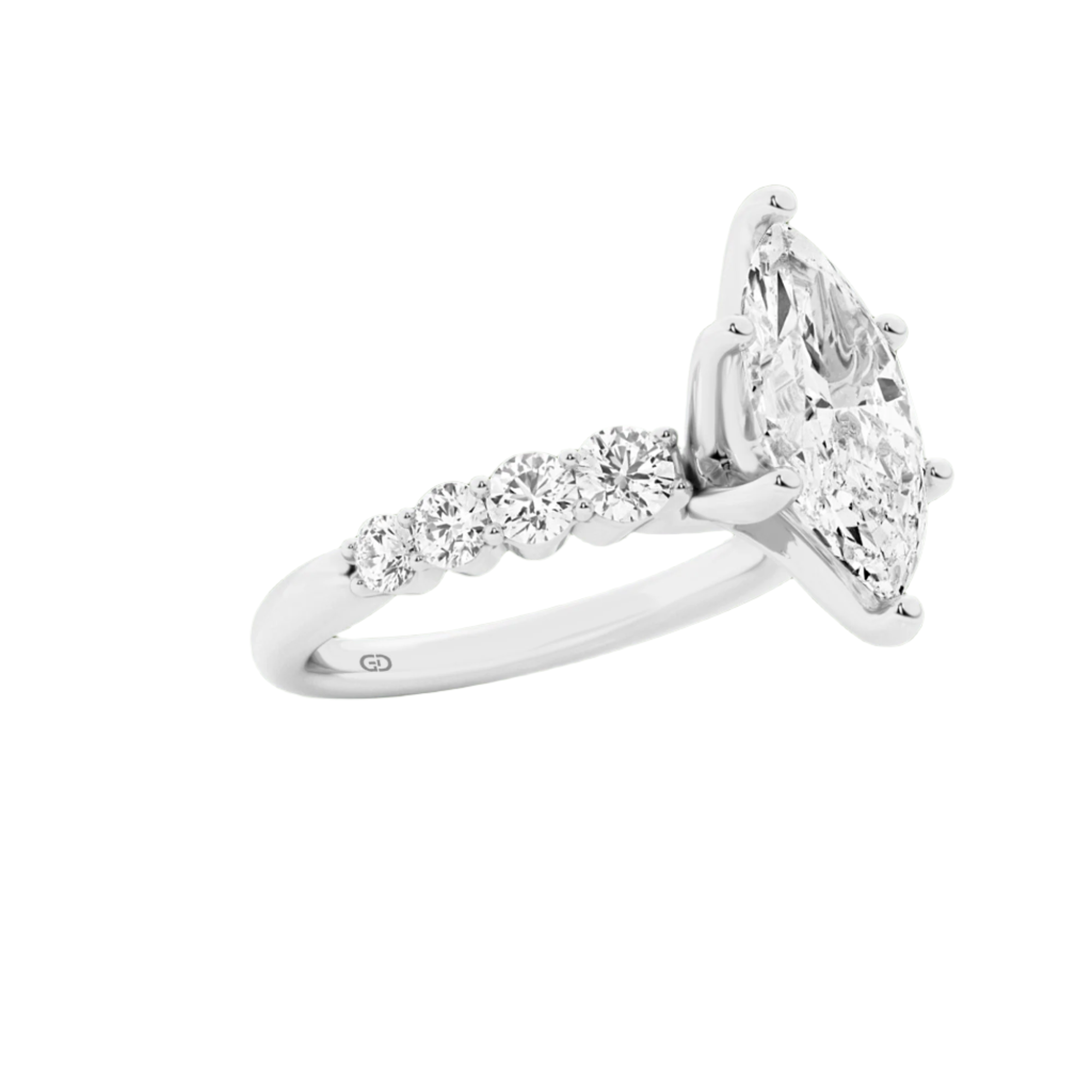 Celestial Grace Marquise Cut Solitaires - Ring 10kt Gold