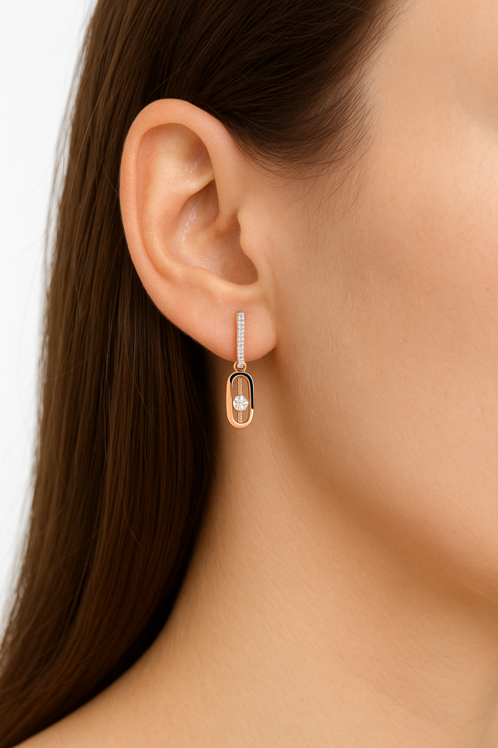 Modern Lab-Grown Diamond Earrings – Sleek & Stylish | GrownńDiva