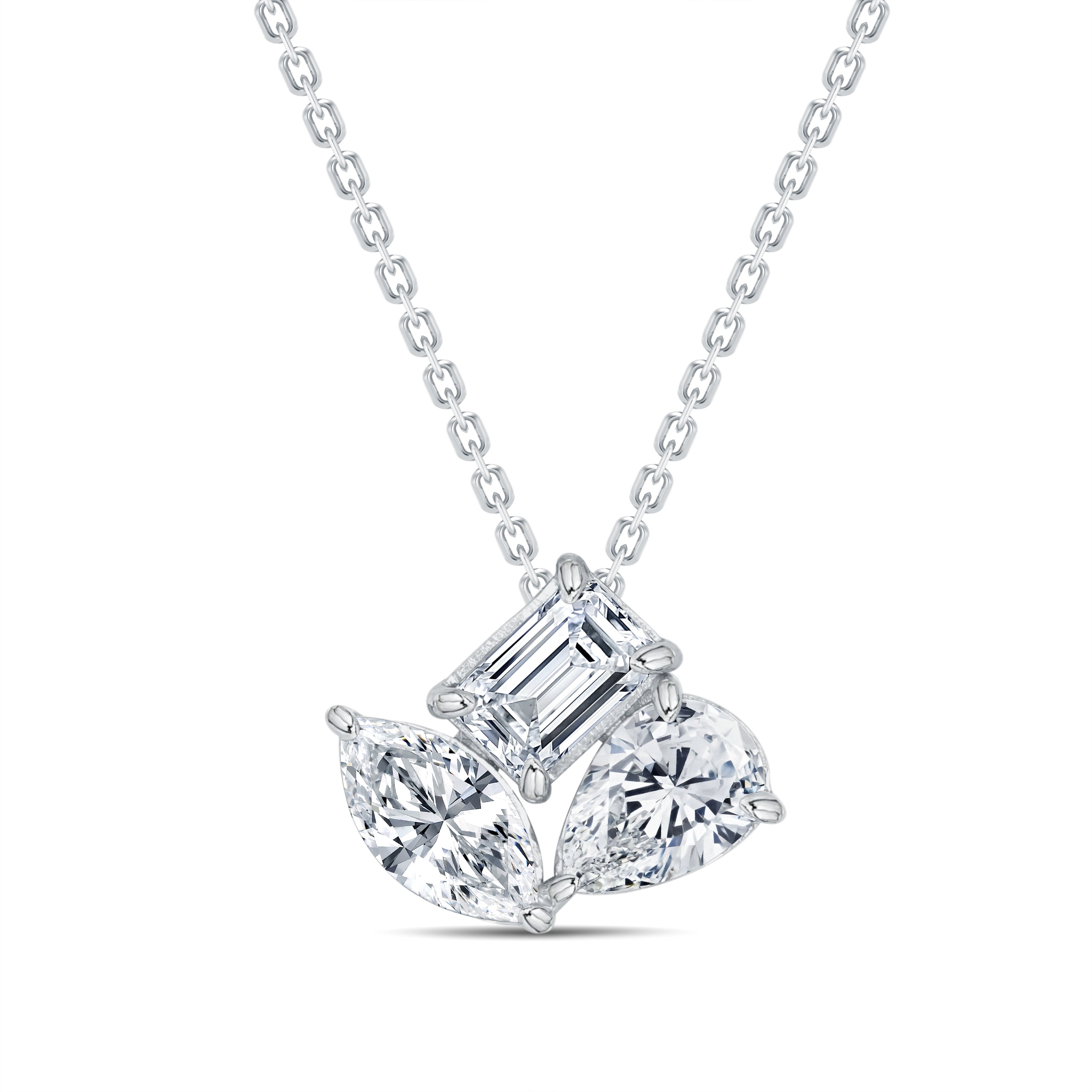 Statement Fancy-Cut Lab-Grown Diamond Pendant | GrownńDiva